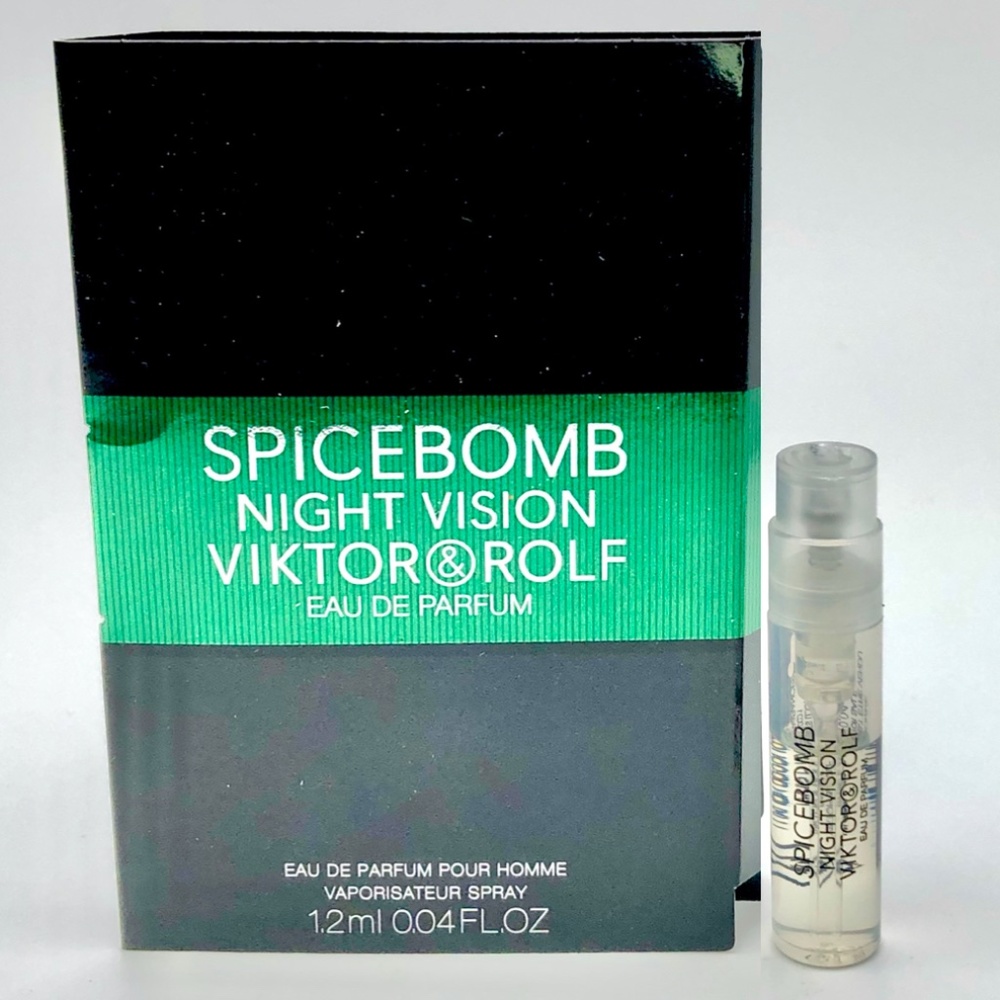 ❤️ 4 for $25 Viktor & Rolf SPICEBOMB NIGHT VISION  Mini Travel Vial New On Card